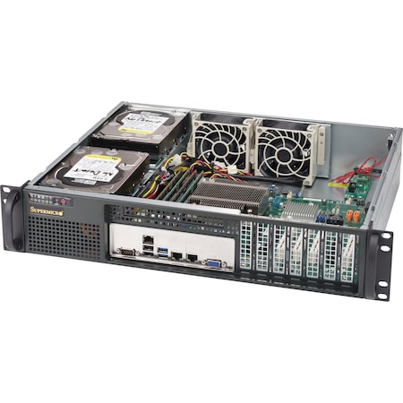 Supermicro Black 2U Sc523 Lp Chassis W/ Single 500W Pws, Rohs CSE-523L-505B